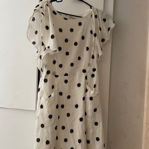 Black & White Polka Dress